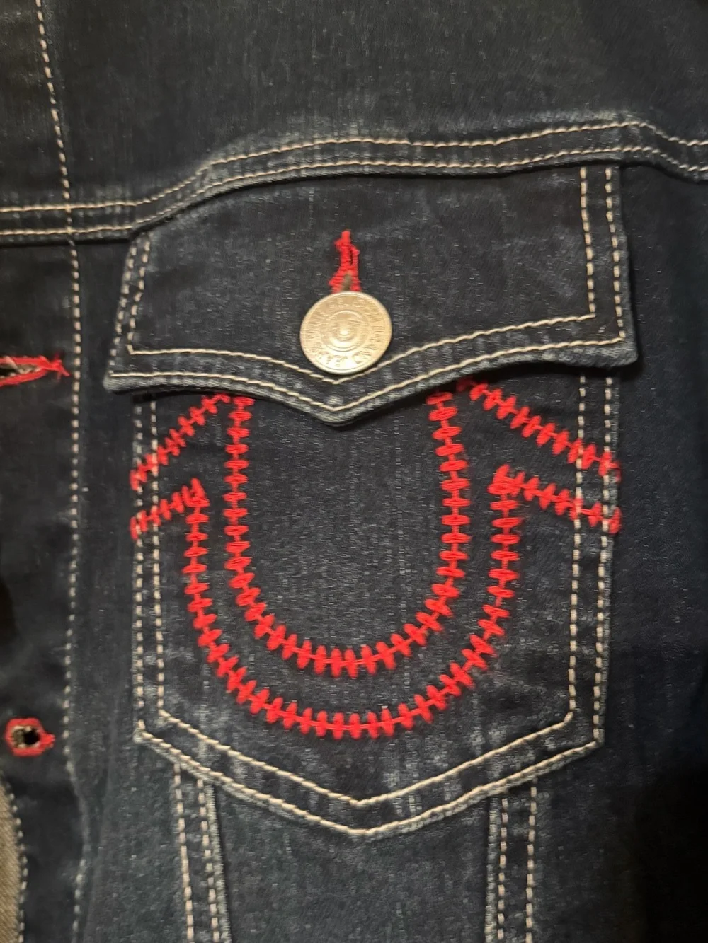 True Religion Dark Blue Denim Jeans M